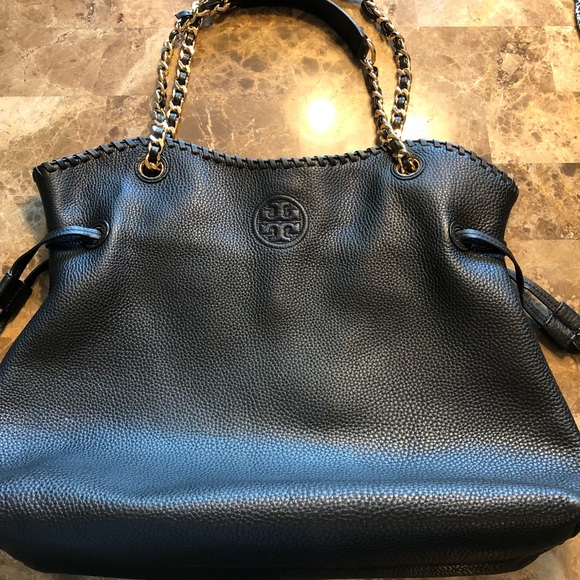 Tory Burch Black Shoulder Bag! Gently used! - Picture 3 of 8